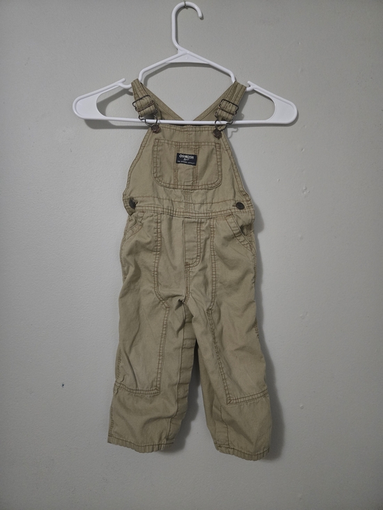 OshKosh B'gosh Other - OshKosh B'gosh Toddler Tan Overalls